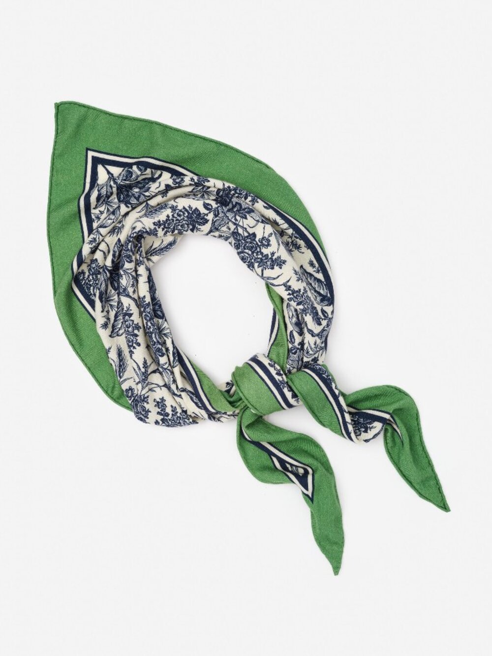 J McLaughlin Sarita Scarf in Giardino Toile Corner NEW